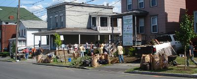 Community streetscape